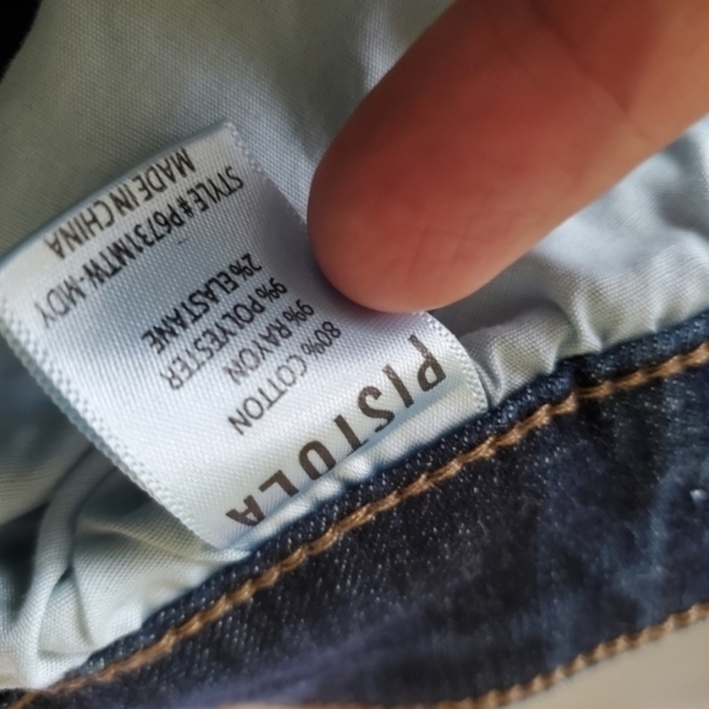 Pistola Women's Skinny Jean in Blue Stretch‎ Denim Size 27 - Picture 11 of 13